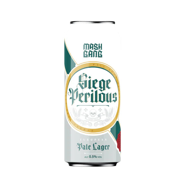 Mash Gang Siege Perilous Lager alcohol-free lager