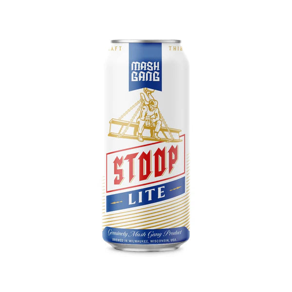 Stoop Lite - Mash Gang - Low Alcohol American Pilsner, 0.5%, 473ml Can
