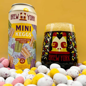 Mini Keggs - Brew York - Chocolate Egg Stout, 4%, 440ml Can