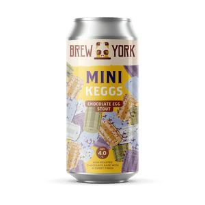 Mini Keggs - Brew York - Chocolate Egg Stout, 4%, 440ml Can