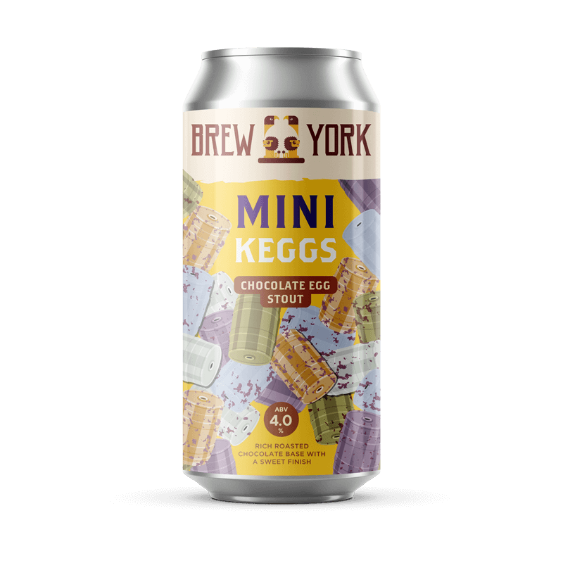 Mini Keggs - Brew York - Chocolate Egg Stout, 4%, 440ml Can