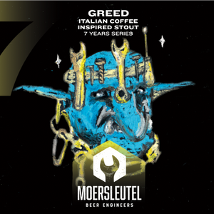 Greed 7 Year Series - Moersleutel - Italian Coffee Inspired Stout, 11%, 440ml Can