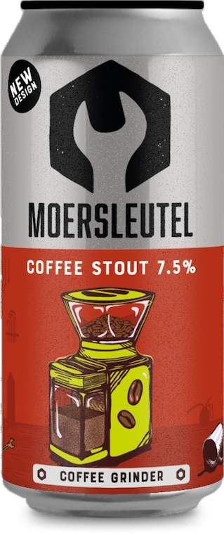 Coffee Grinder - De Moersleutel - Coffee Stout, 7.5%, 440ml Can