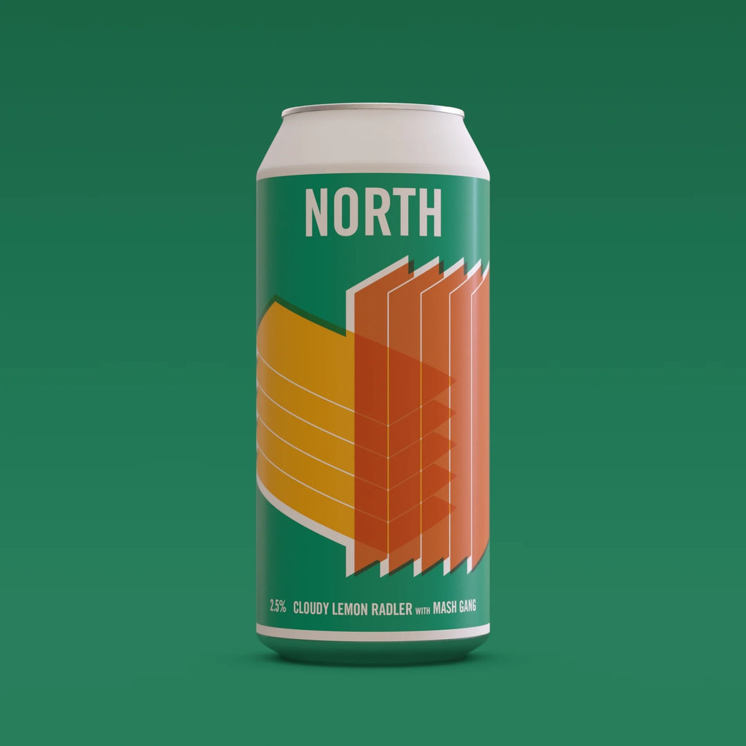 Cloudy Lemon Radler - North Brewing Co X Mash Gang - Cloudy Lemon Radler, 2.5%, 440ml Can