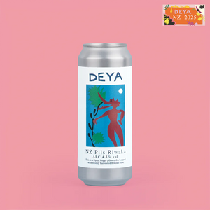 NZ Pils Riwaka - Deya Brewing - Riwaka Hopped Pilsner, 4.5%, 500ml Can