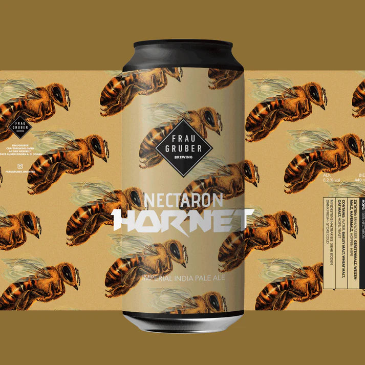 Nectaron Hornet - Frau Gruber - Imperial IPA, 8.2%, 440ml Can