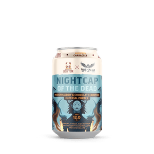 Nightcap Of The Dead - Brew York - Marshmallow & Chocolate Campfire Imperial Porter, 12%, 330ml Can