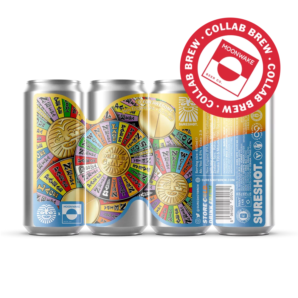 O For Awesome - Sureshot X Moonwake - New England IPA, 6.5%, 440ml Can