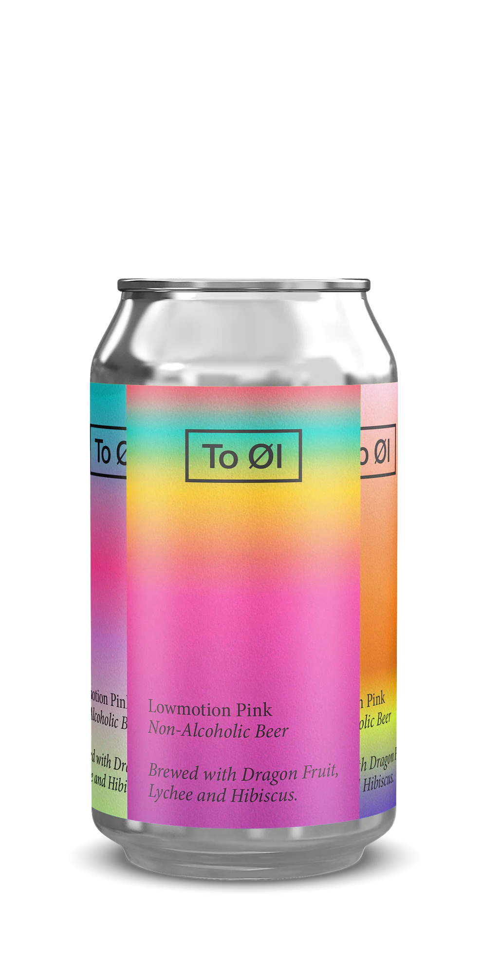 Lowmotion Pink - To Øl - Non Alcoholic Beer with Dragonfruit, Lychee & Hibiscus, 0.3%, 330ml Can