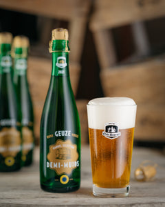 Oude Geuze Barrel Selection Demi-Muids - Oud Beersel - Red Wine Barrel Aged Lambic, 6.5%, 375ml Beer Bottle