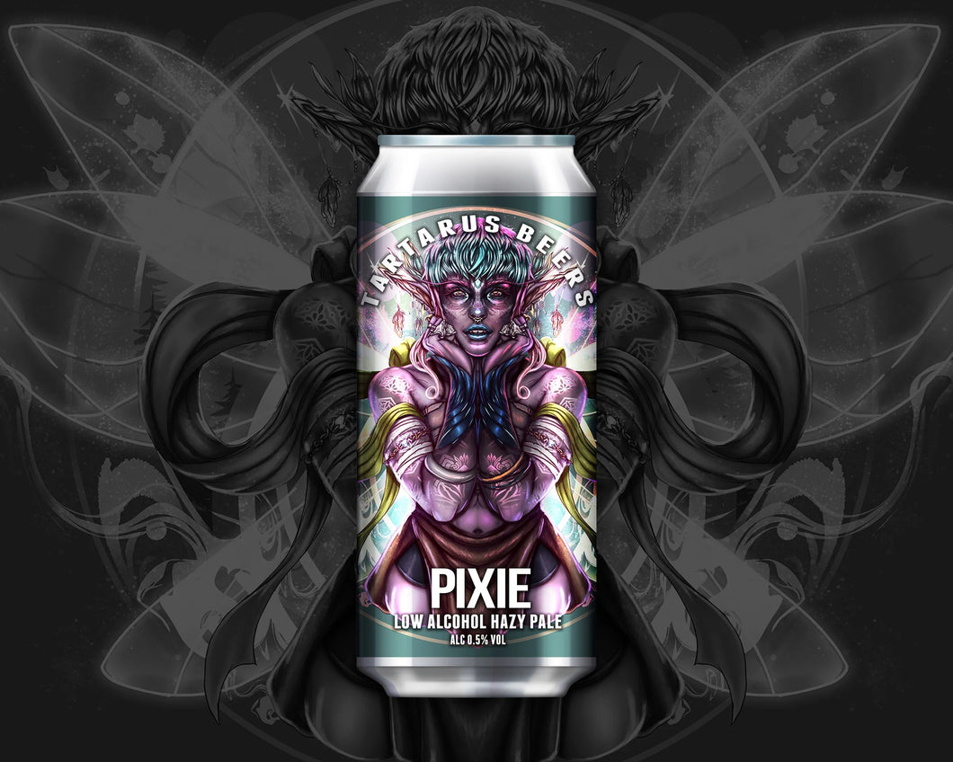 Pixie - Tartarus Beers - Low Alcohol Hazy Pale Ale, 0.5%, 440ml Can