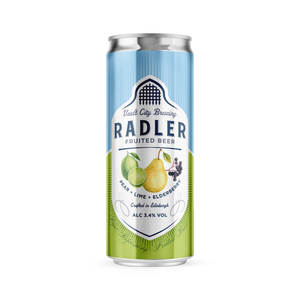 Pear, Lime & Elderberry Radler - Vault City - Pear, Lime & Elderberry Radler, 3.4%, 330ml Can