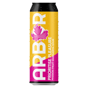 Prioritise Pleasure - Arbor Ales - Passionfruit Margarita Sour, 6.2%, 568ml Can