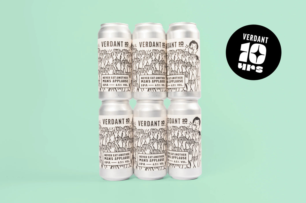 Never Eat Another Man's Applause - Verdant Brewing Co - IPA, 6.5%, 440ml Can