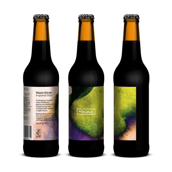 Maple Bänger - Põhjala Brewery - Christmas Imperial Stout with Maple Syrup, 12.5%, 330ml Bottle