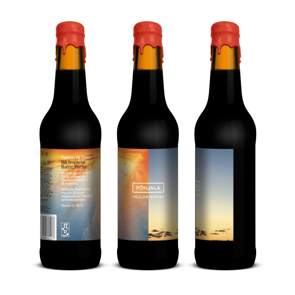 Põhjala Tallinn at Dawn - Põhjala Brewery - Madeira Barrel Aged Imperial Baltic Porter, 11%, 330ml Bottle