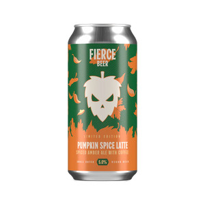 Pumpkin Spce Latte - Fierce Beer - Spiced Amber Ale with Coffee, 5%, 440ml Can