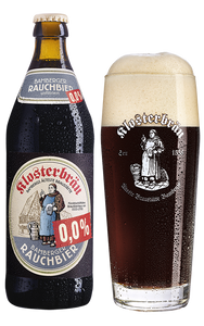 0.0% Rauchbier - Klosterbräu Bamberg - Alcohol Free Smoked Beer, 0.0%, 500ml Bottle