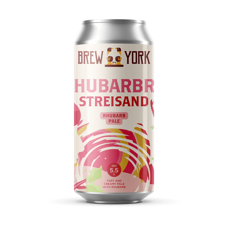 Rhubarbra Streisand - Brew York - Rhubarb Milkshake Pale Ale, 5.5%, 440ml Can