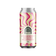 Load image into Gallery viewer, Strawberry Banana Milkshake - Vault City - Strawberry Banana Milkshake Sour, 5.8%, 440ml Can
