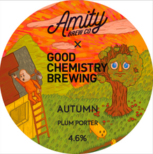 Load image into Gallery viewer, Autumn - Amity Brew Co X Good Chemistry Brewing - Plum Porter, 4.6%, 440ml Can

