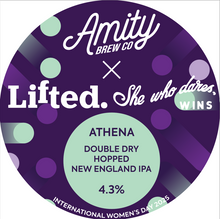 Load image into Gallery viewer, Athena - Amity Brew Co X IWD25 - DDH Pale Ale, 4.3%, 440ml Can
