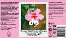Load image into Gallery viewer, Blackcurrant X Mango X Passionfruit X Vanilla Imperial Sour Ale - Arpus Brewing Co X Duckpond Brewing - Blackcurrant X Mango X Passionfruit X Vanilla Imperial Sour Ale, 7%, 440ml Can
