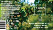 Load image into Gallery viewer, Mango X Banana X Guava X Plum Ice Cream Smoothie Sour Ale - Arpus Brewing Co - Mango X Banana X Guava X Plum Ice Cream Smoothie Sour Ale, 4.5%, 440ml Can
