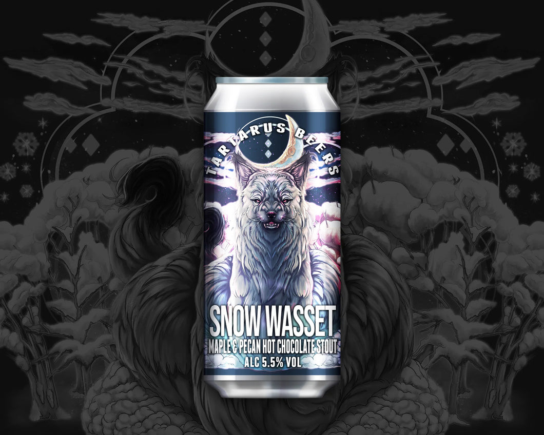 Snow Wasset - Tartarus Beers - Maple Pecan Hot Chocolate Stout, 5.5%, 440ml Can