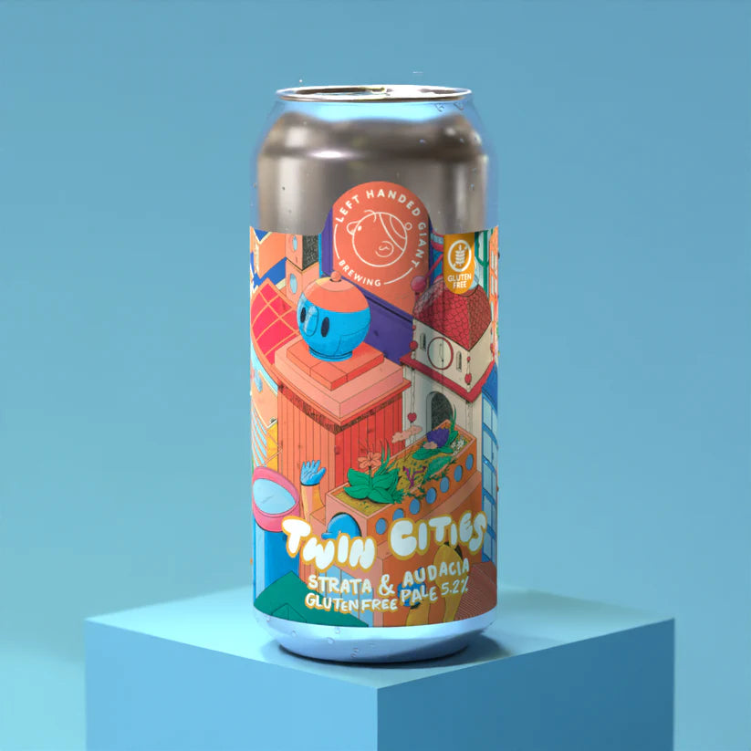 Twin Cities Strata & Audacia - Left Handed Giant - Gluten Free Hazy Pale Ale, 5.2%, 440ml Can