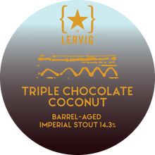 Load image into Gallery viewer, Rackhouse Triple Chocolate Coconut - Lervig Bryggeri - Bourbon Barrel Aged Chocolate &amp; Coconut Imperial Stout, 14.3%, 375ml Bottle
