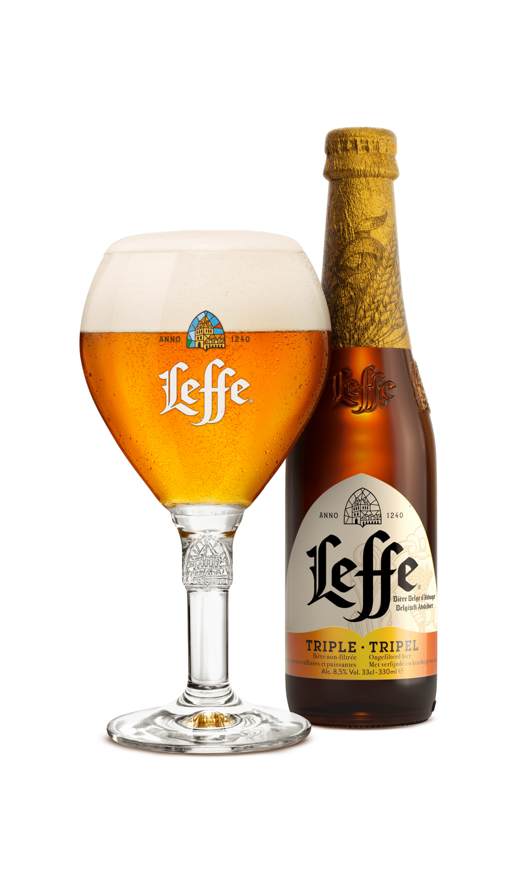 Leffe Tripel - Abbaye de Leffe - Belgian Tripel, 8.5%, 330ml Bottle
