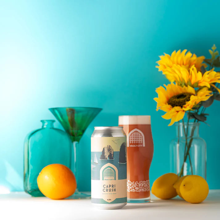 Capri Crush - Vault City - Lemon, Blood Orange & Guava Sour, 4.3%, 440 ...