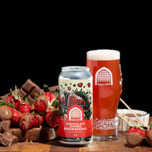 Load image into Gallery viewer, Chocolate Dipped Strawberries - Vault City - Chocolate Dipped Strawberries Pastry Session Sour, 4.5%, 440ml Can
