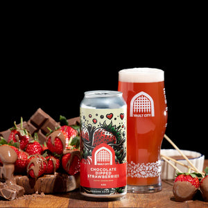 Chocolate Dipped Strawberries - Vault City - Chocolate Dipped Strawberries Pastry Session Sour, 4.5%, 440ml Can