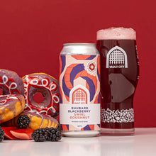 Load image into Gallery viewer, Rhubarb Blackberry Swirl Doughnut - Vault City - Rhubarb Blackberry Swirl Doughnut Session Sour, 4.3%, 440ml Can
