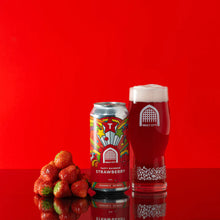 Load image into Gallery viewer, Tasty Rainbow Strawberry - Vault City - Strawberry Sour, 5.1%, 440ml Can
