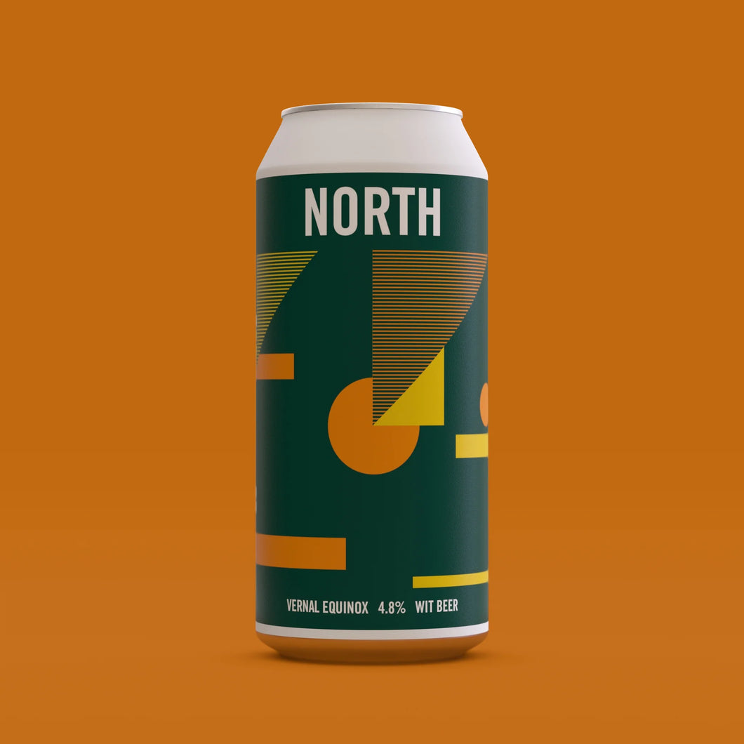 Vernal Equinox - North Brewing Co - Wit Beer with Orange & Coriander Seeds, 4.8%, 440ml Can