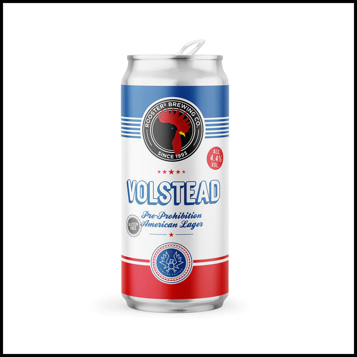 Volstead - Roosters Brewery - Pre Prohibition American Lager, 4.4%, 440ml Can