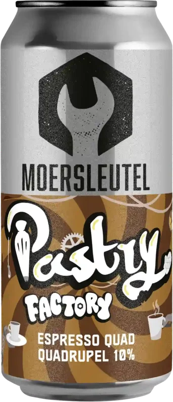 Pastry Factory Espresso Quad - De Moersleutel - Espresso Quad, 10%, 440ml Can