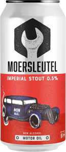 Non Alcoholic Motor Oil - De Moersleutel - Non Alcoholic Imperial Stout, 0.5%, 440ml Can