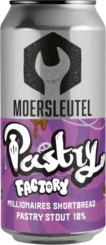 Pastry Factory Millionaires Shortbread - De Moersleutel - Millionaires Shortbread Imperial Stout, 10%, 440ml Can
