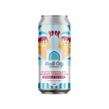 Load image into Gallery viewer, White Chocolate Cherry Cheesecake Double Scoop - Vault City - White Chocolate Cherry Cheesecake Sour, 6.3%, 440ml Can
