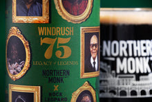 Load image into Gallery viewer, Winrush 75 Legacy Of Legends - Northern Monk X Rock Leopard - West Indies Stout with Coconut, Cinnamon, Nutmeg, 7%, 440ml Can
