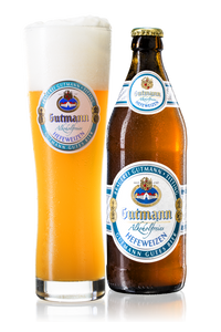 Gutmann Alkoholfreies Hefeweizen - Brauerei Gutmann - Alcohol Free Hefeweizen, 0.5%, 500ml Bottle