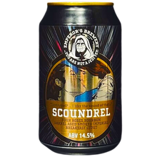 Load image into Gallery viewer, BA Scoundrel - Emperor's Brewery - Four Roses Bourbon Smoked Imperial Breakfast Stout, 14.5%, 330ml Can

