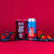 Load image into Gallery viewer, Petit Jus De Mort Fraise, Framboise, Bleuet - Messorem - Smoothie Sour with Strawberry, Raspberry &amp; Blueberry, 6%, 473ml Can
