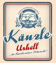 Load image into Gallery viewer, Käuzle Urhell - Kauzen-Bräu - Helles, 5.4%, 500ml Bottle
