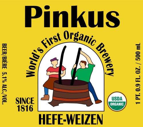 Pinkus Hefe Weizen - Brauerei Pinkus Müller - Hefe Weizen, 5%, 500ml Bottle