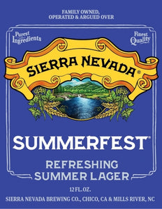 Summerfest - Sierra Nevada - Summer Lager, 5%, 355ml Can